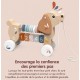 Chiot a tirer 25cm en bois avec chiffres a dÉcouvrir dÈs 12 mois - speedy monkey-0850047013910-lilojouets-questembert-muzillac-m