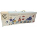 LE TRAIN D'ÉVEIL OCÉAN EN BOIS A TIRER 15 PIÈCES - SPEEDY MONKEY