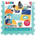 PACK 15 DALLES EN MOUSSE JUMBO TAPIS 180X180CM - LUDI