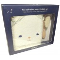 MON COFFRET DE BAIN AVEC CAPE DE BAIN ET BROSSE - KALOO PETIT CALME