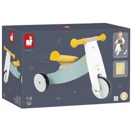 TRICYCLE EN BOIS 51X30X27CM - A PARTIR DE 12 MOIS - GAMME HAPPY GARDEN JANOD-3700217332563-Lilojouets-Questembert-Muzillac-Morbi
