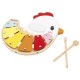 Xylo poulette - xylophone plateau 23x23x4cm - dÈs 12 mois - janod-3700217333355-lilojouets-questembert-muzillac-morbihan