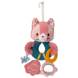 PELUCHE ANNEAU HOCHET TISSU MULTI-ACTIVITÉS JEANNE LE CHAT - LILLIPUTIENS-5414834835632-Lilojouets-Questembert-Muzillac-Morbihan
