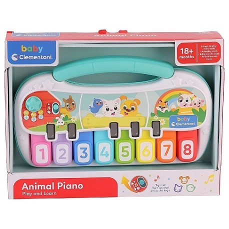 CLAVIER ANIMAL PIANO 8 TOUCHES - BABY CLEMENTONI-8005125179015-Lilojouets-Questembert-Muzillac-Morbihan