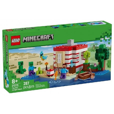 21275 MAISON EN TNT DE LA JUNGLE - 287 PIÈCES - LEGO MINECRAFT -5702017815497-Lilojouets-Questembert-Muzillac-Morbihan