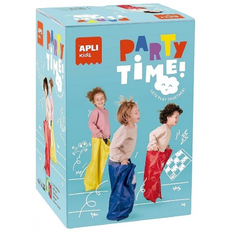 JEU DE COURSE EN SAC - COFFRET DE 4 SACS COLORÉS DÈS 4 ANS - APLI KIDS-8410782195610-Lilojouets-Questembert-Muzillac-Morbihan