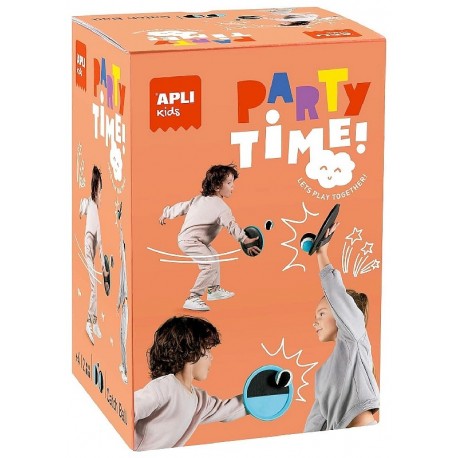 JEU DE CATCH BALL - 2 DISQUES AVEC VELCRO ET UNE BALLE - APLI KIDS-8410782195627-Lilojouets-Questembert-Muzillac-Morbihan