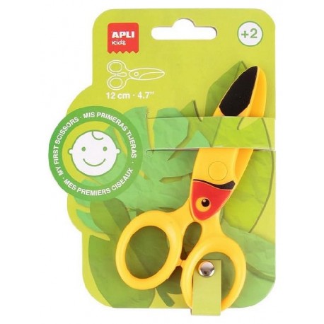 MES PREMIERS CISEAUX 12CM DESIGN TOUCAN - DÈS 2 ANS - APLI KIDS-8410782200871-Lilojouets-Questembert-Muzillac-Morbihan
