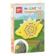 Mini ardoise a billes magnÉtiques dino stÉgosaure avec clip d'accroche-8410782203155-lilojouets-questembert-muzillac-morbihan