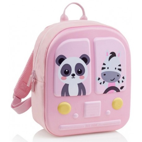SAC A DOS ROSE 32X26CM BUS STOP POUR ÉCOLE ENFANT - APLI KIDS MIQUELRIUS-8422593193921-Lilojouets-Questembert-Muzillac-Morbihan