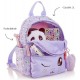 Petit sac a dos mauve lapin 26x20x9cm - 2 compartiments - back2fun-8422593194676-lilojouets-questembert-muzillac-morbihan