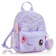 Petit sac a dos mauve lapin 26x20x9cm - 2 compartiments - back2fun-8422593194676-lilojouets-questembert-muzillac-morbihan