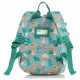Petit sac a dos vert dinosaure 28x21x10cm en matiÈre recyclÉe - 2 compartiments-8422593197639-lilojouets-questembert-muzillac-mo