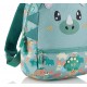 Petit sac a dos vert dinosaure 28x21x10cm en matiÈre recyclÉe - 2 compartiments-8422593197639-lilojouets-questembert-muzillac-mo