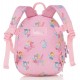 Petit sac a dos rose fÉes licornes 28x21x10cm matiÈre recyclÉe - 2 compartiments-8422593197684-lilojouets-questembert-muzillac-m