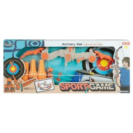 ARC PLIABLE 64CM AVEC CARQUOIS 3 FLÈCHES ET ACCESSOIRES-3437012423089-Lilojouets-Questembert-Muzillac-Morbihan
