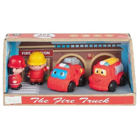 PACK 2 VÉHICULES TRAVAUX SECOURS POLICE 8CM 2 PERSONNAGES 6CM - ASST DÈS 18 MOIS-3437012522744-Lilojouets-Questembert-Muzillac-M