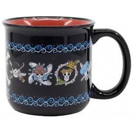 MUG ONEPIECE - TASSE CÉRAMIQUE 9X9CM 40CL INTÉRIEUR ROUGE-8412497005376-Lilojouets-Questembert-Muzillac-Morbihan