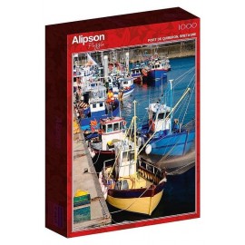 PUZZLE PORT DE QUIBERON EN BRETAGNE 1000 PIÈCES 69X48CM - ALIPSON PUZZLE-3667232501025-Lilojouets-Questembert-Muzillac-Morbihan