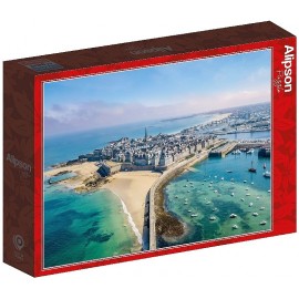 PUZZLE SAINT-MALO 1000 PIÈCES 69X48CM - ALIPSON PUZZLE-3667232501995-Lilojouets-Questembert-Muzillac-Morbihan