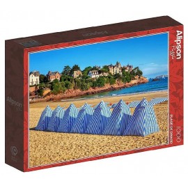 PUZZLE PLAGE DE DINARD EN BRETAGNE 1000 PIÈCES 69X48CM - ALIPSON PUZZLE-3667232502046-Lilojouets-Questembert-Muzillac-Morbihan