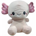PELUCHE GÉANTE AXOLOTE ROSE ASSIS 63CM