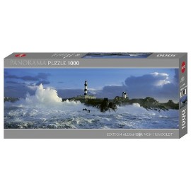 PUZZLE PANORAMA PHARE DU CREAC'H 1000 PIÈCES 95X33CM - HEYE-4001689292867-Lilojouets-Questembert-Muzillac-Morbihan