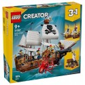 31387 LE BATEAU PIRATE MYTHIQUE - 1074 PIÈCES - LEGO CREATOR 3EN1