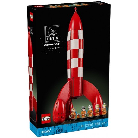 21367 LA FUSÉE DE TINTIN AVEC 6 FIGURINES - 1283 PIÈCES - LEGO IDEAS-5702018066294-Lilojouets-Questembert-Muzillac-Morbihan