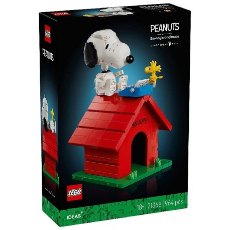 21368 PEANUTS SNOOPY ET SA NICHE - 964 PIÈCES - LEGO IDEAS-5702018066300-Lilojouets-Questembert-Muzillac-Morbihan