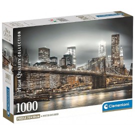 PUZZLE HORIZON NEW YORK SKYLINE 1000 PIÈCES 70X50CM - CLEMENTONI-8005125397044-Lilojouets-Questembert-Muzillac-Morbihan