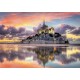 Puzzle magnifique mont saint-michel 1000 piÈces 70x50cm avec poster - clementoni-8005125397693-lilojouets-questembert-muzillac-m