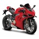 Moto route ducati panigale rouge v4s 17cm 1.12e - newray-0093577582536-lilojouets-questembert-muzillac-morbihan