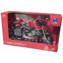 MOTO ROUTE DUCATI SUPERNAKED ROUGE V4S 17CM 1.12E - NEWRAY