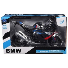 MOTO ROUTE BMW NOIRE M1000RR 17CM 1.12E - NEWRAY-0093577584431-Lilojouets-Questembert-Muzillac-Morbihan