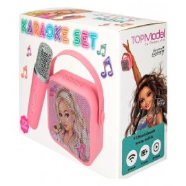 PACK KARAOKÉ ENCEINTE ET MICRO BLUETOOTH RECHARGEABLE - TOPMODEL-4010070711665-Lilojouets-Questembert-Muzillac-Morbihan