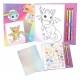 Livre de coloriage dragon avec 3 gros crayons de couleurs - ylvi depesche-4010070711948-lilojouets-questembert-muzillac-morbihan