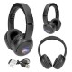 Casque audio noir bluetooth rechargeable - action world depesche-4010070711986-lilojouets-questembert-muzillac-morbihan