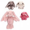 PELUCHE LAPIN 20CM PRINCESS MIMI - ASST DIFFÉRENTS COLORIS - DEPESCHE