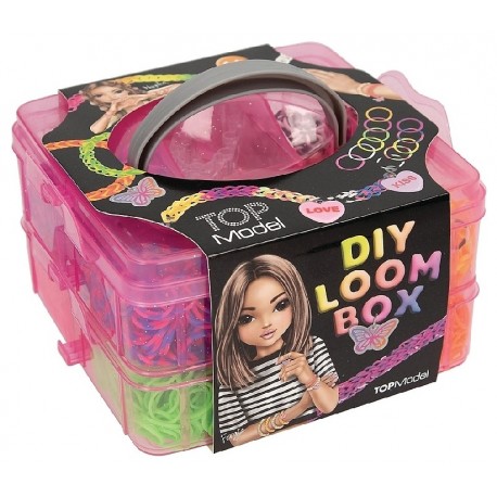 COFFRET LOOM BOX - BRACELETS ÉLASTIQUES A CRÉER - TOPMODEL-4010070737542-Lilojouets-Questembert-Muzillac-Morbihan