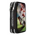 TROUSSE CRAYONS FOOTBALL 2 COMPARTIMENTS AVEC ACCESSOIRES - WORLD WORLD DEPESCHE