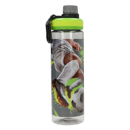 GOURDE FOOTBALL 70CL 25CM - PLASTIQUE SANS BPA - ACTION WORLD DEPE-4010070741945-Lilojouets-Questembert-Muzillac-Morbihan