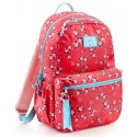 SAC A DOS ROUGE FLEURI 33X28X9CM POUR ENFANT - APLI KIDS MIQUELRIUS
