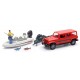 Coffret jeep sahara 26cm avec remorque bateau et figurine - newray-0093577371864-lilojouets-questembert-muzillac-morbihan