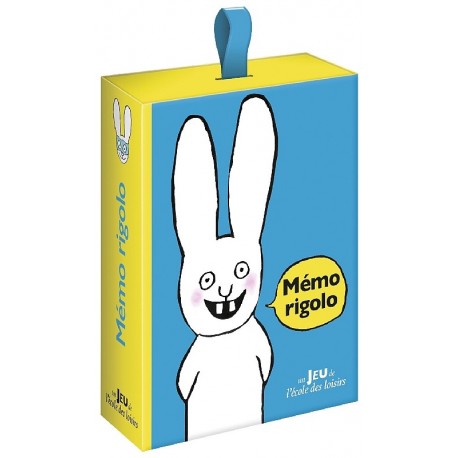 JEU MÉMO RIGOLO SIMON LE LAPIN - MEMORY DÈS 3 ANS - L'ÉCOLE DES LOISIRS-3127020500000-Lilojouets-Questembert-Muzillac-Morbihan