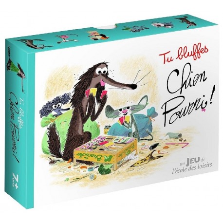 JEU TU BLUFFES CHIEN POURRI - JEU STRATÉGIQUE  DÈS 7 ANS - L'ÉCOLE DES LOISIRS-3127020500758-Lilojouets-Questembert-Muzillac-Mor