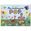 CAHIER DÉCALCOMANIES DINO POP - 550 TRANSFERTS ET 6 DÉCORS - DÈS 4 ANS