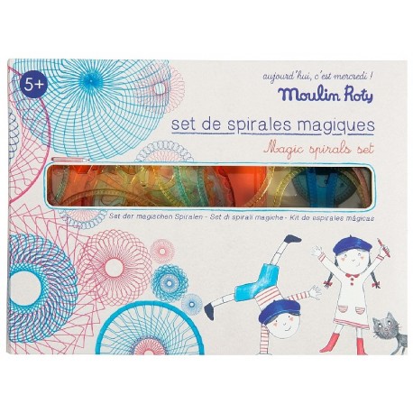 SET DE SPIRALES MAGIQUES - DÈS 5 ANS - AUJOURD'HUI C'EST MERCREDI MOULIN ROTY-3575677131533-Lilojouets-Questembert-Muzillac-Morb