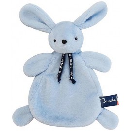 DOUDOU LAPIN DORLOTIN BLEU 25CM - MAÏLOU - FABRICATION FRANÇAISE-3701221500535-Lilojouets-Questembert-Muzillac-Morbihan