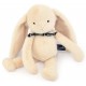 Peluche lapin mÉloÉ beige 37cm - maÏlou - fabrication franÇaise-3701221501631-lilojouets-questembert-muzillac-morbihan